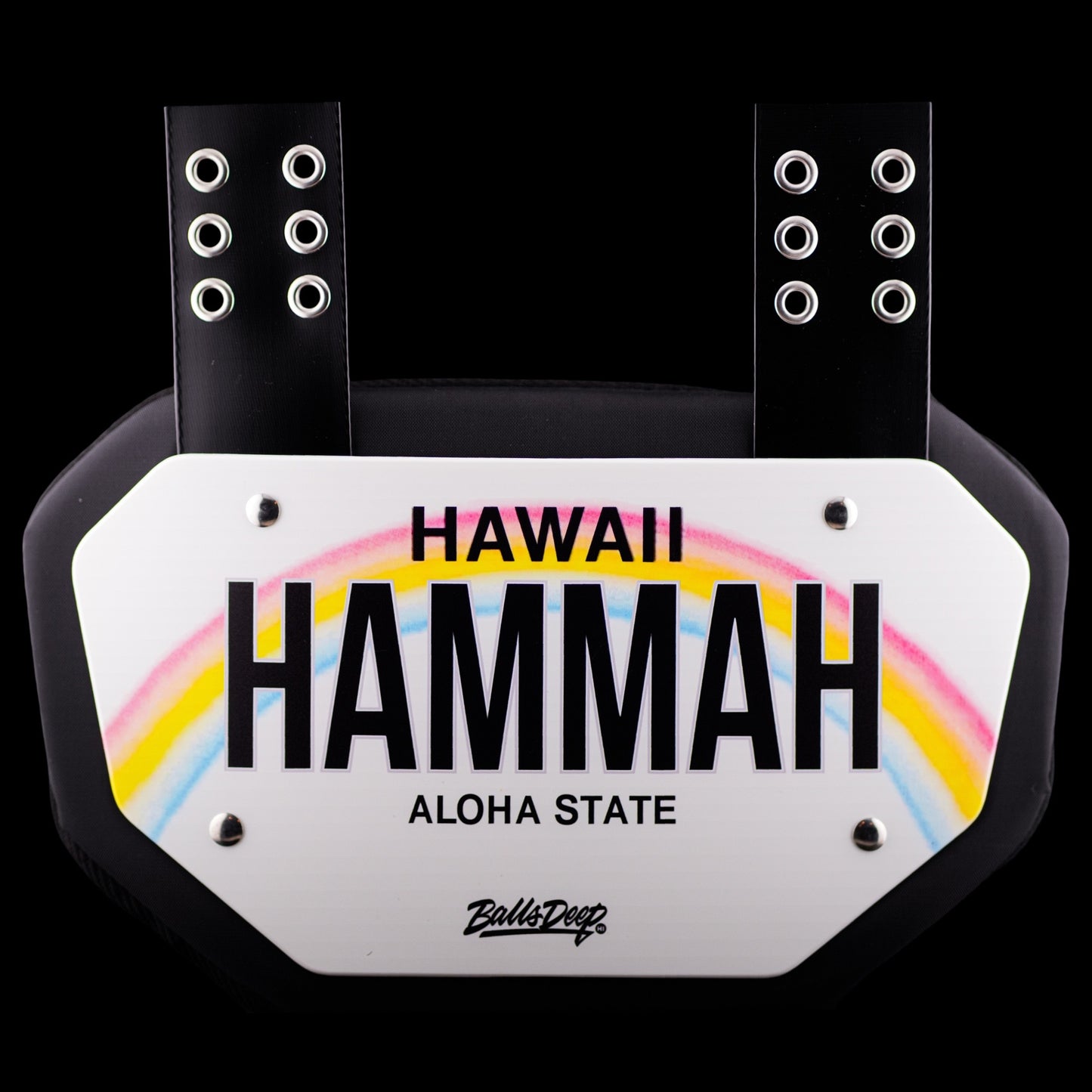 “Hammah” Football Back Plate