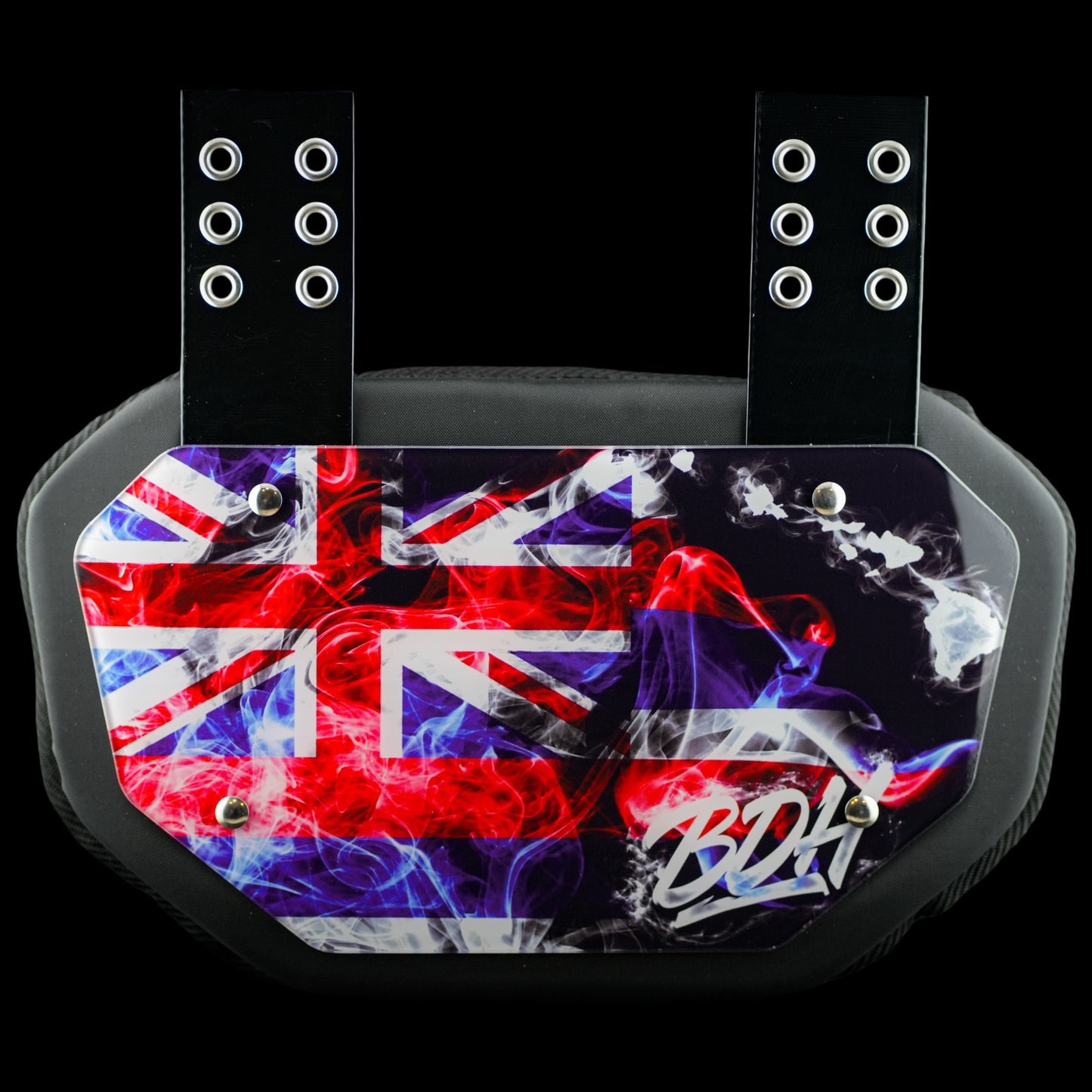 “Da Hawaiian” Smoke Football Back Plate