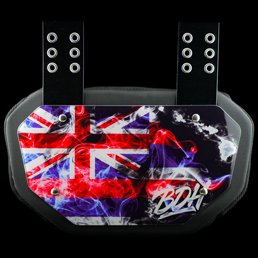 “Da Hawaiian” Smoke Football Back Plate