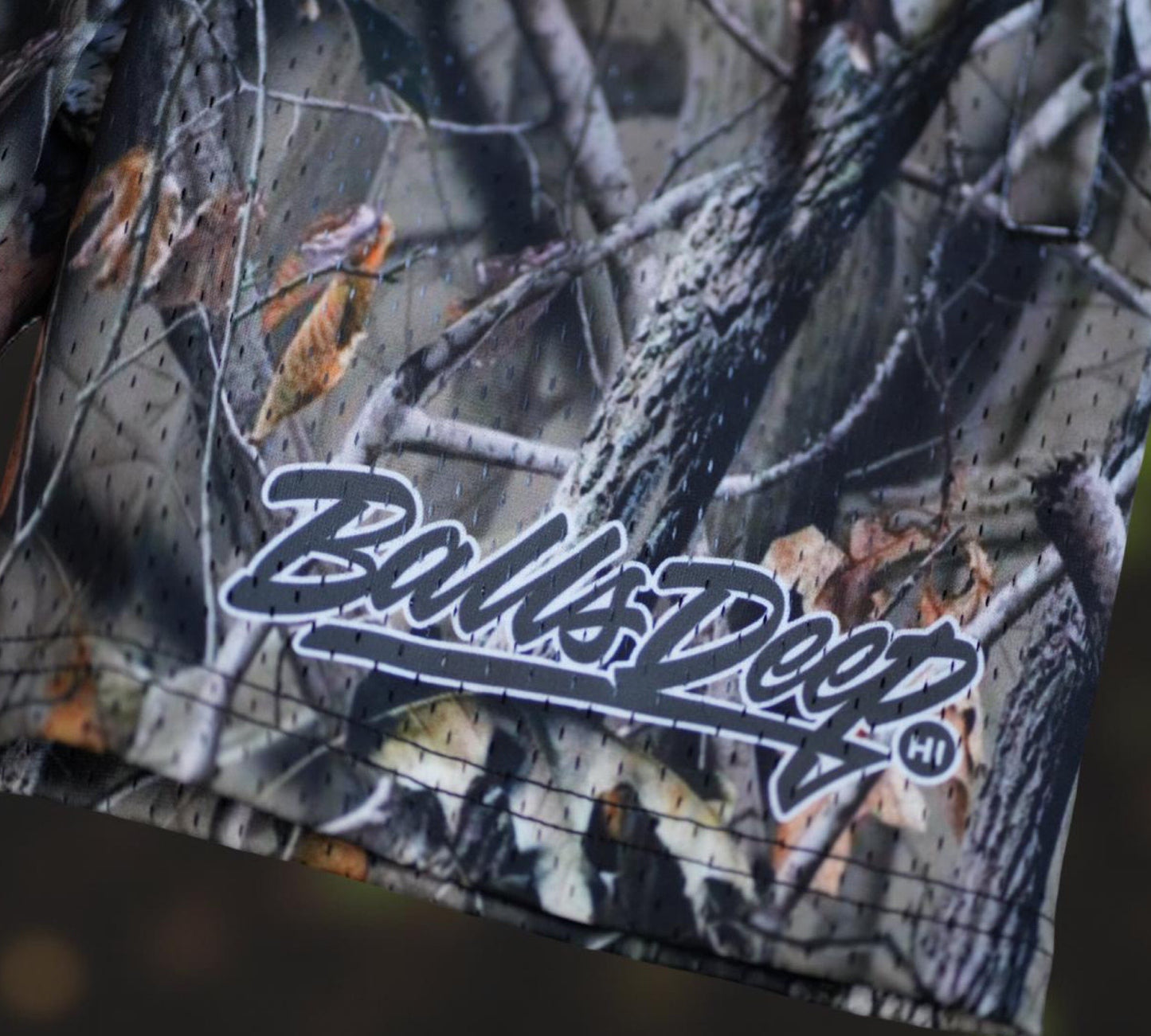 Balls Deep HI “Tree Camo” Mesh Shorts