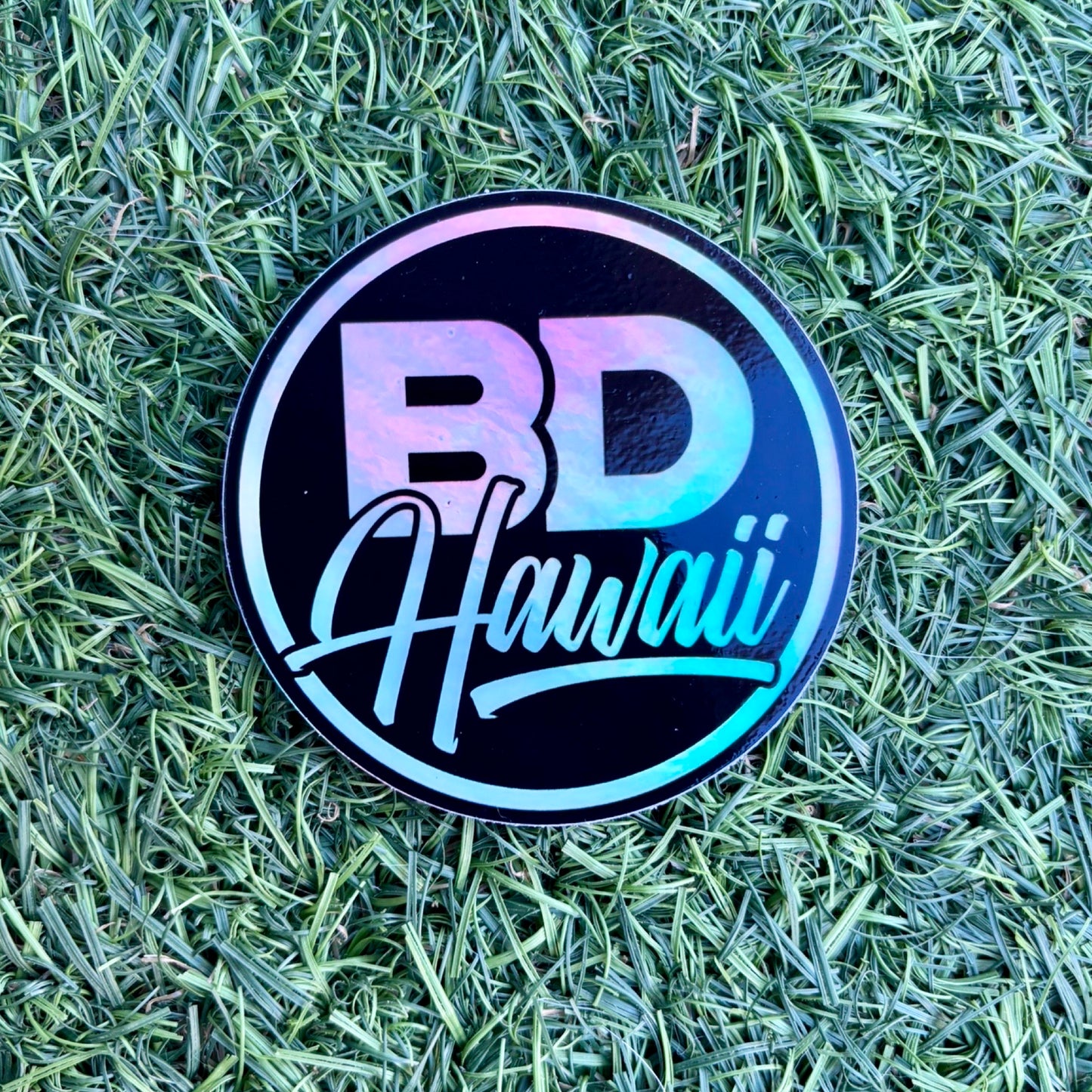 BD Hawaii Holographic Sticker