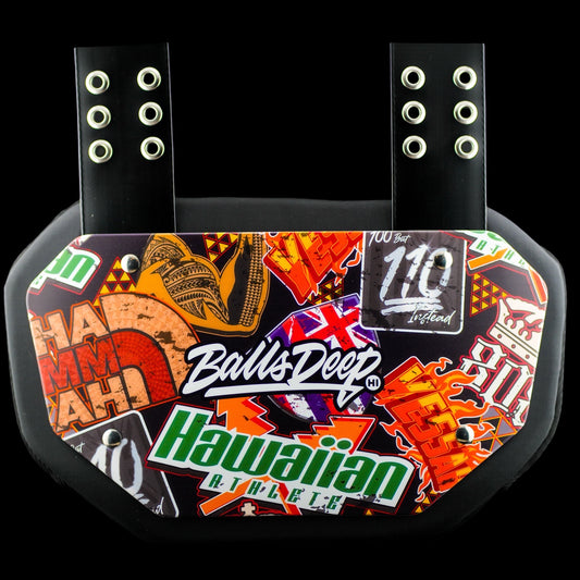 “Hawaiian Athlete” Football Back Plate