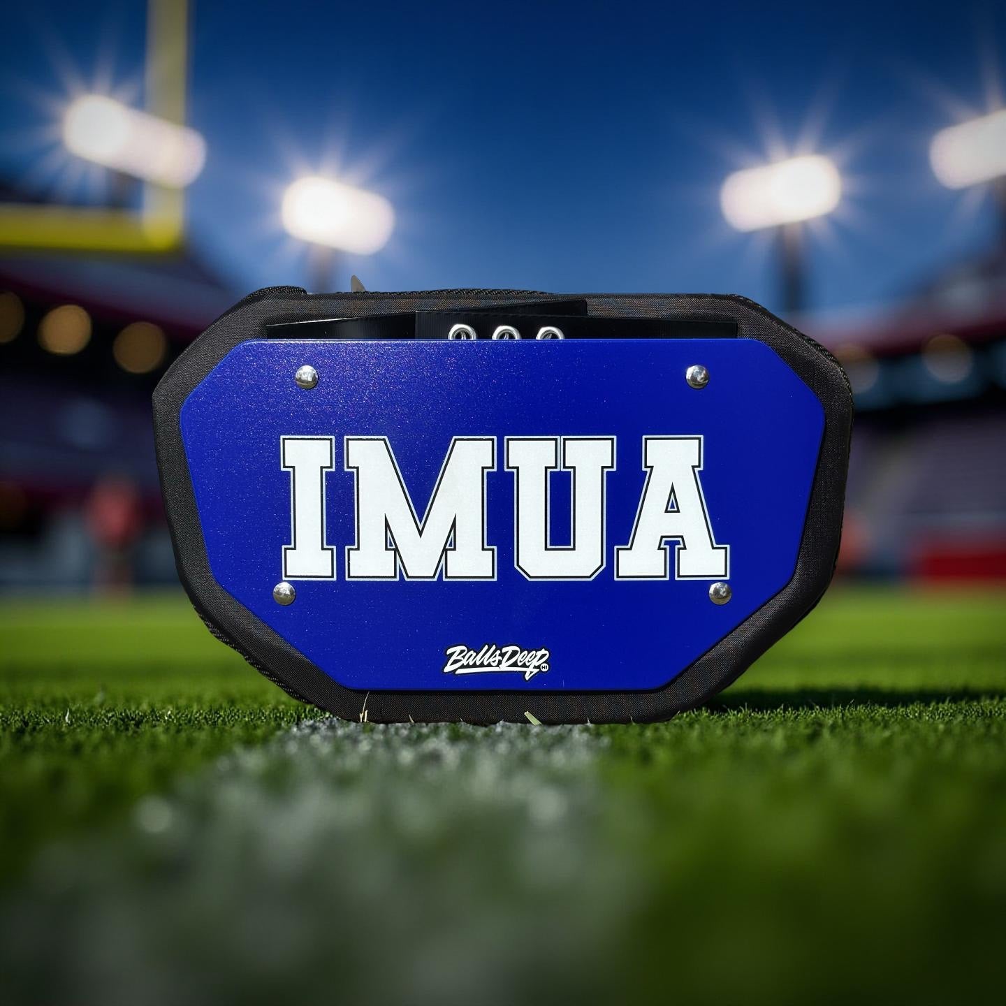 “IMUA” Football Backplate