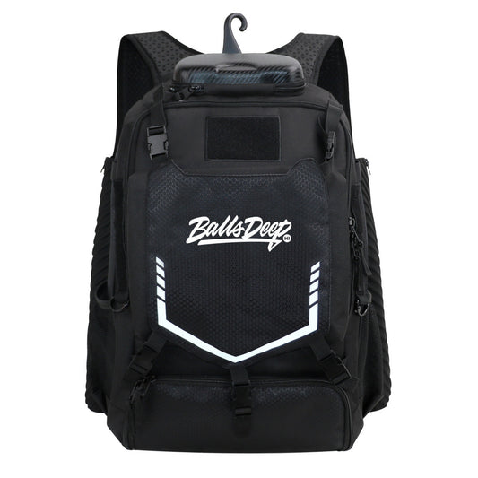 Balls Deep HI Black Baseball Backpack