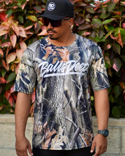 Balls Deep HI Adult “Tree Camo” Tee