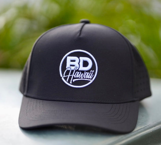 BD Hawai’i Black 5-panel “Watah” SnapBack