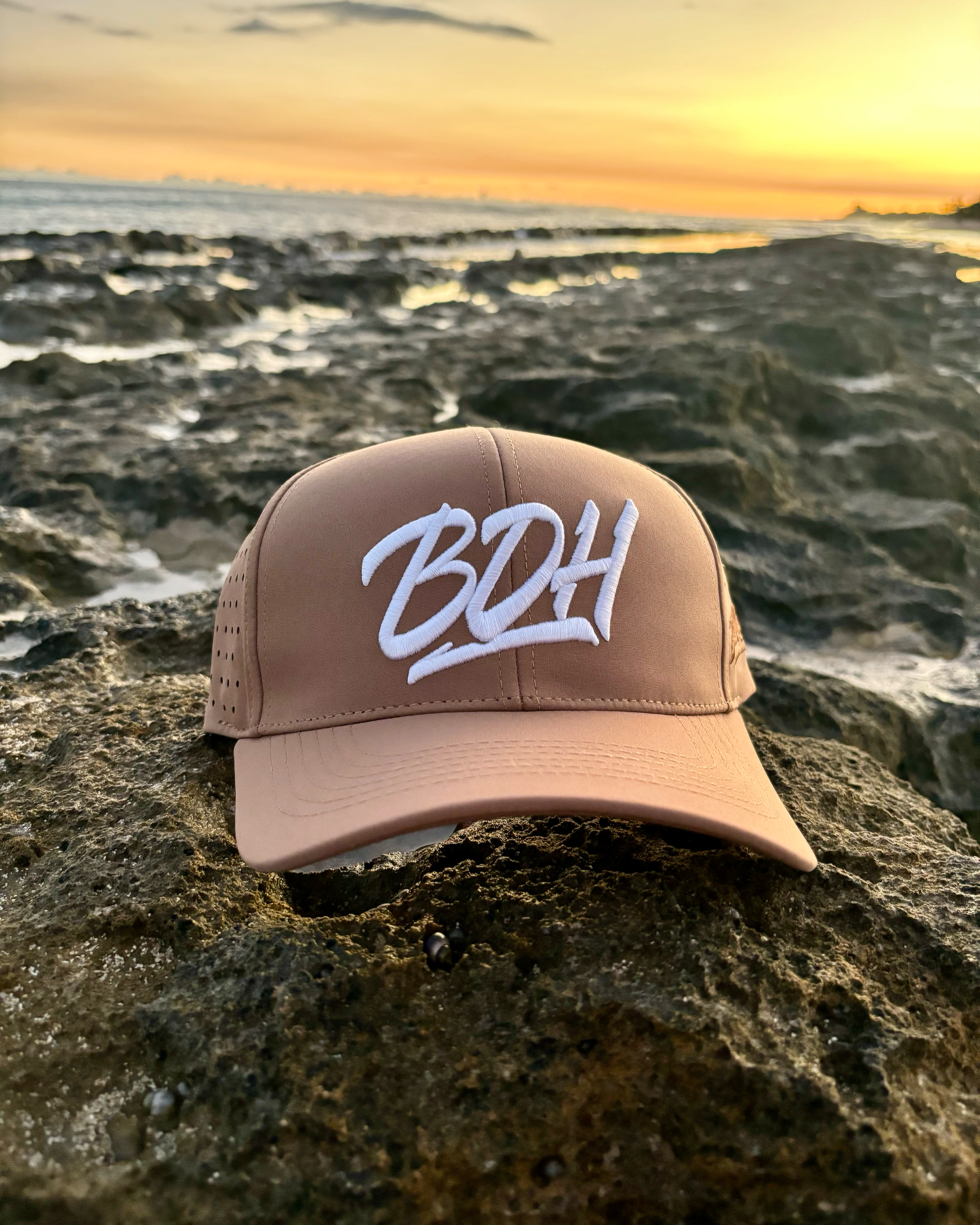BDH Beige Waterproof Snapback
