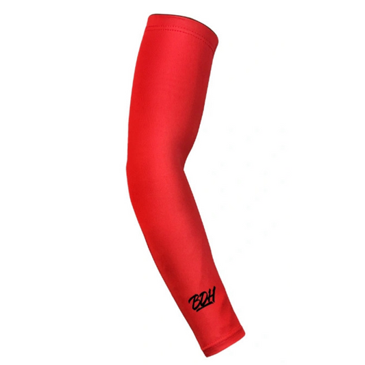 Balls Deep HI  Red Compression Arm Sleeves (Pair)