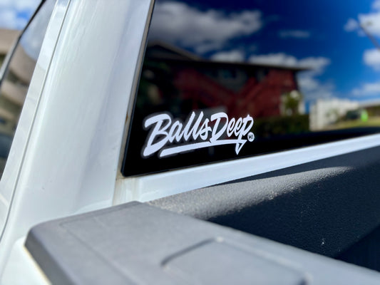 Balls Deep HI Vinyl Sticker