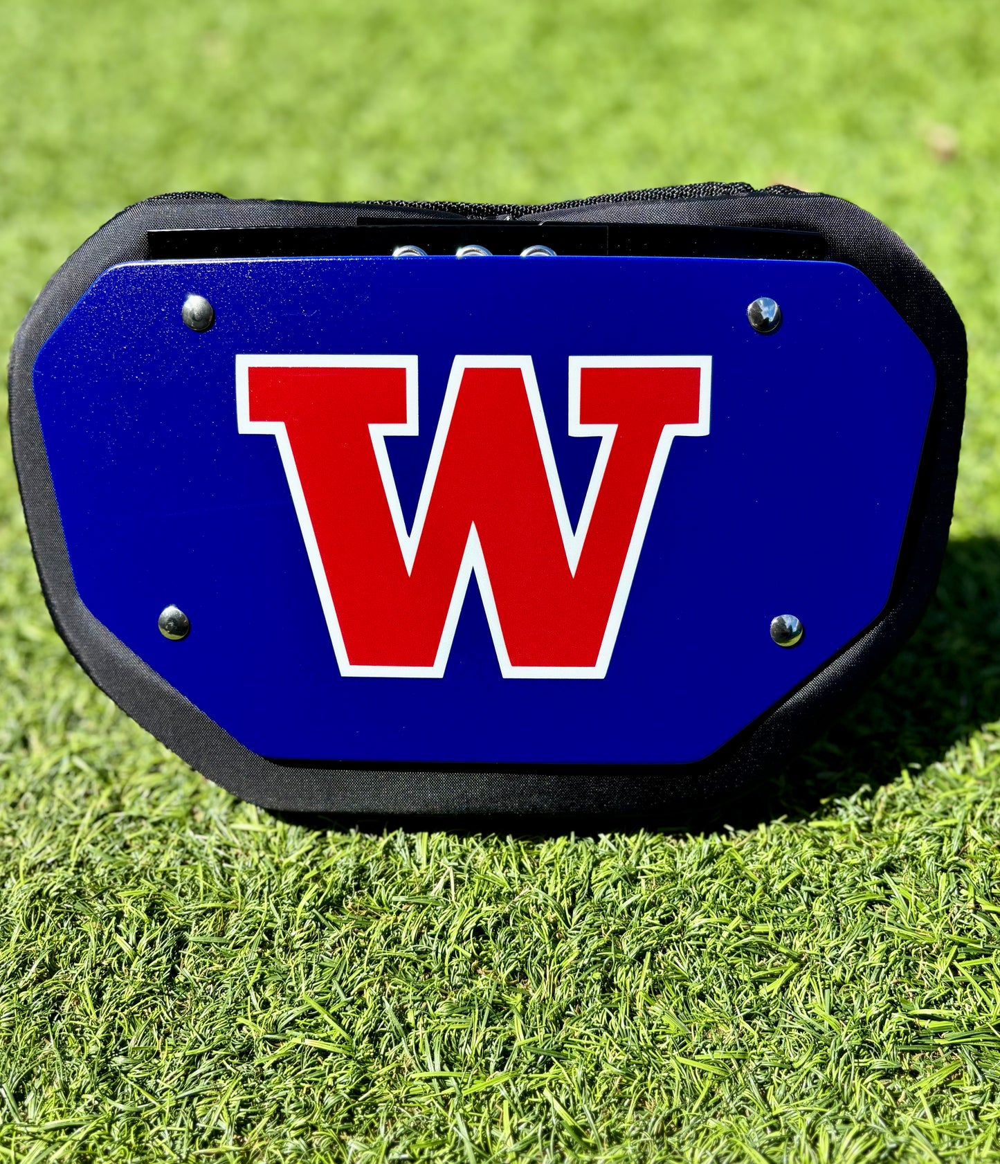 “W” Football Backplate
