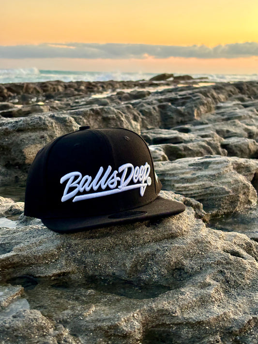Balls Deep HI Black SnapBack